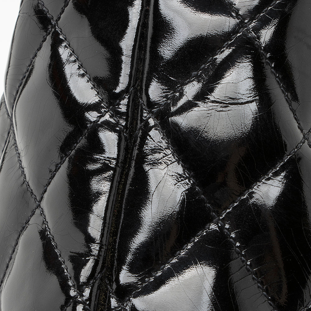 Chanel Vintage Patent Leather CC Tote - FINAL SALE (SHF-19446)