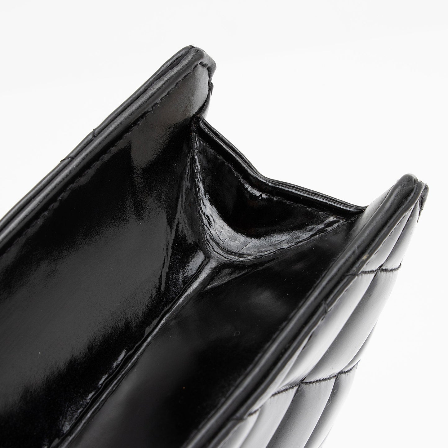 Chanel Vintage Patent Leather Chain Handle Tote (SHF-GLm7W1)