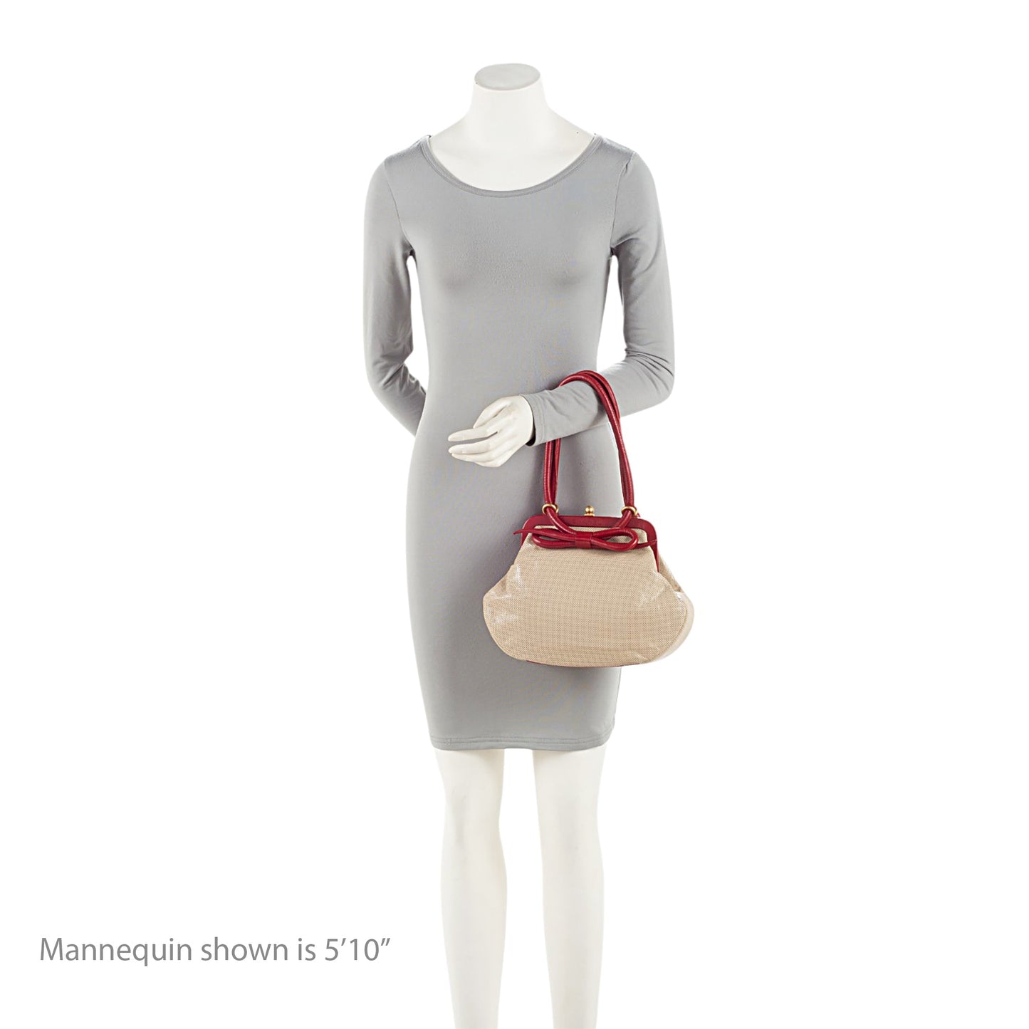 Chanel Vintage Perforated Leather Kiss Lock Shoulder Bag (SHF-TBMbgs)