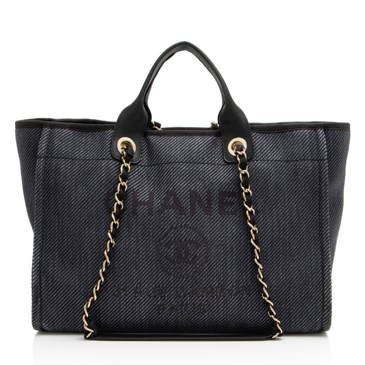 Chanel Woven Straw Deauville Medium Tote (SHF-T0ZZuv)