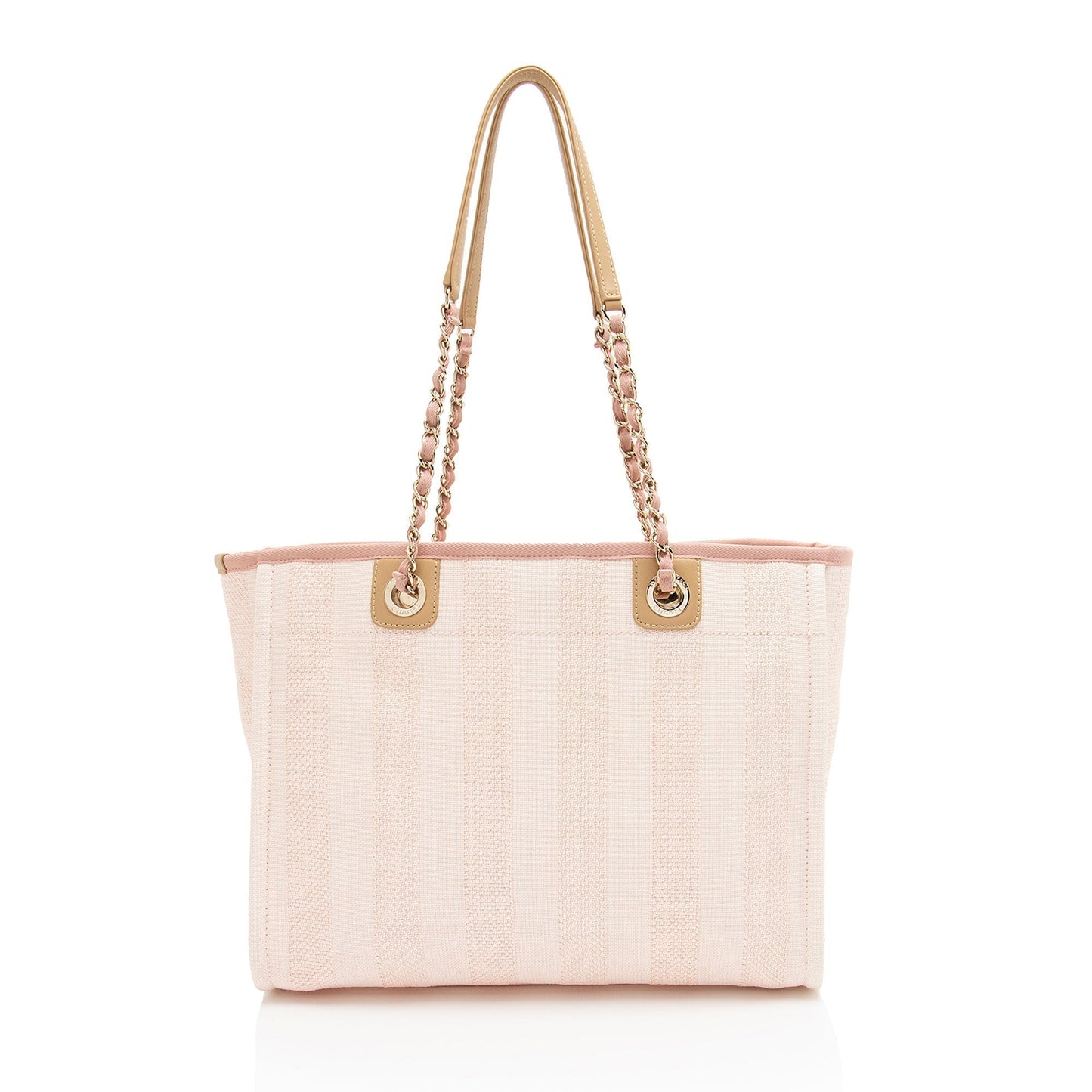 Chanel Woven Straw Deauville Small Tote (SHF-vwuyHk)