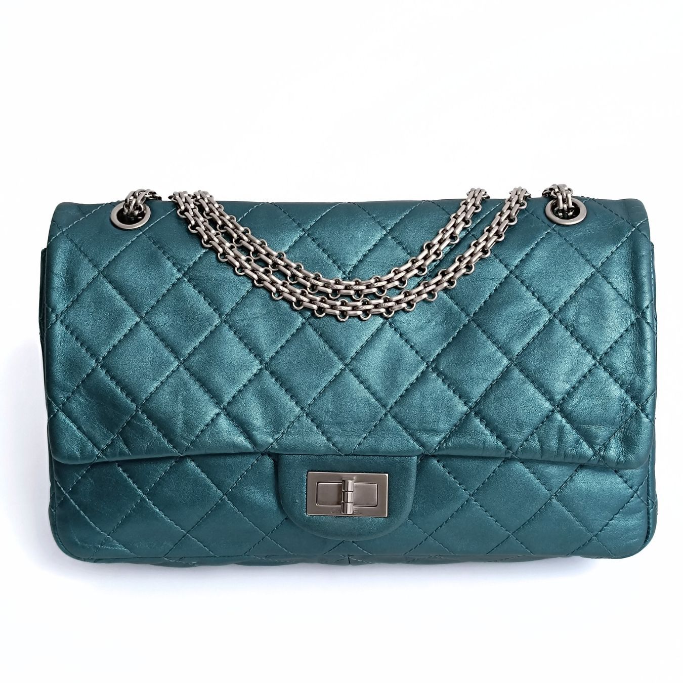 CHANEL Chanel Chanel shoulder bag 2.55 Dekamatrasse 30 Large double flap