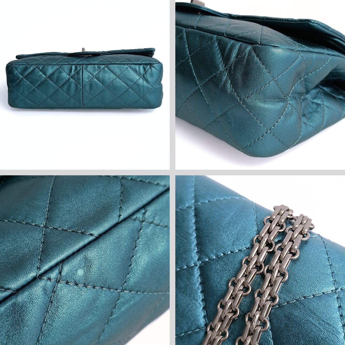 CHANEL shoulder bag 2.55 Dekamatrasse 30 Large double flap