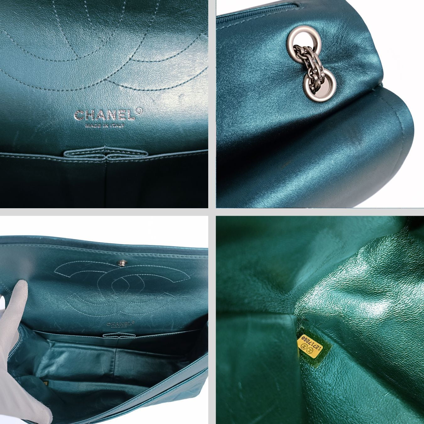 CHANEL shoulder bag 2.55 Dekamatrasse 30 Large double flap