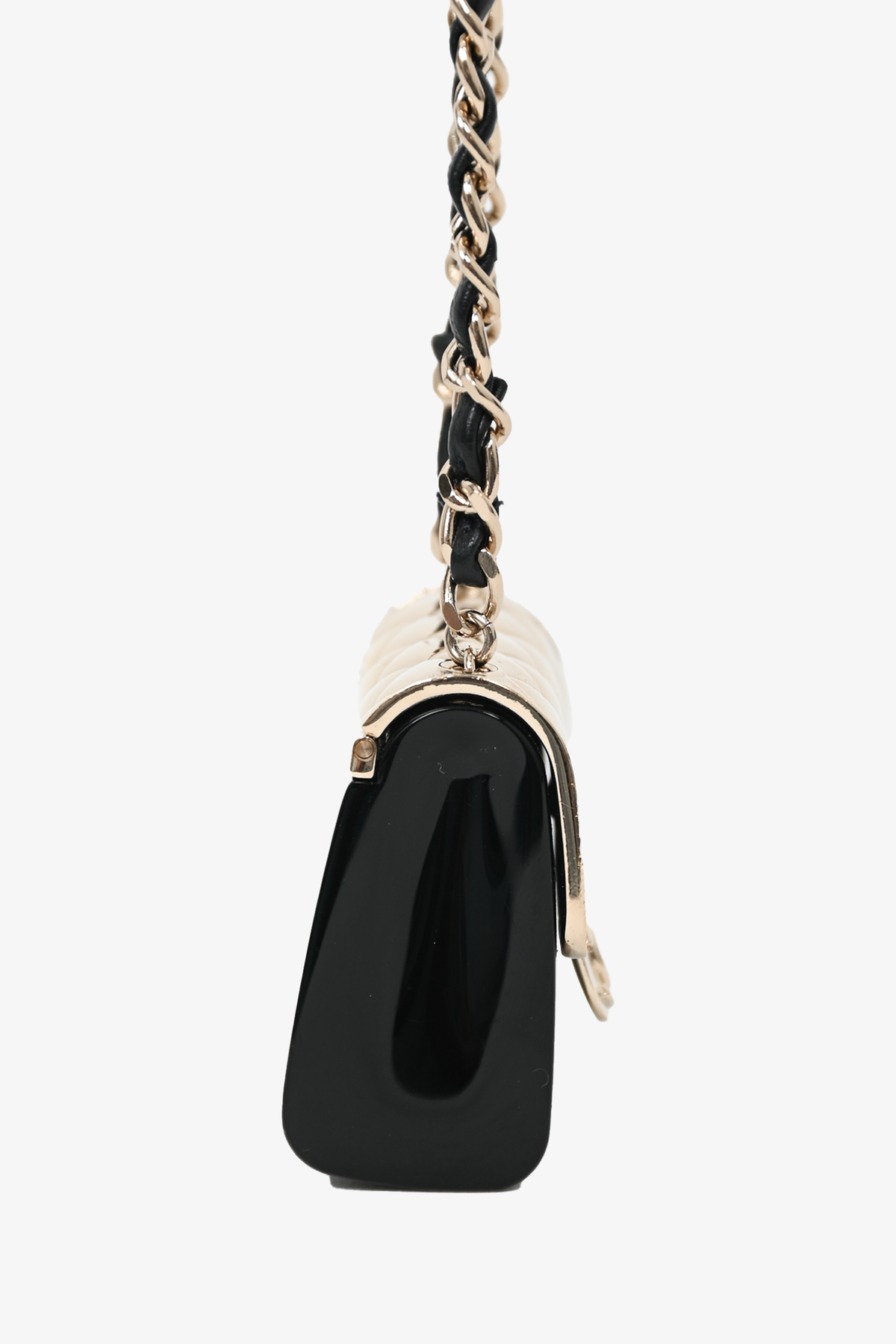 Chanel™ Black/Gold Mini Purse Necklace