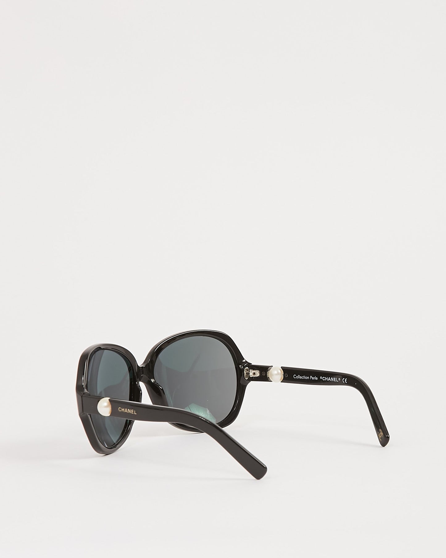 Chanel Black Rounded Pearl Accent 5141-H Sunglasses
