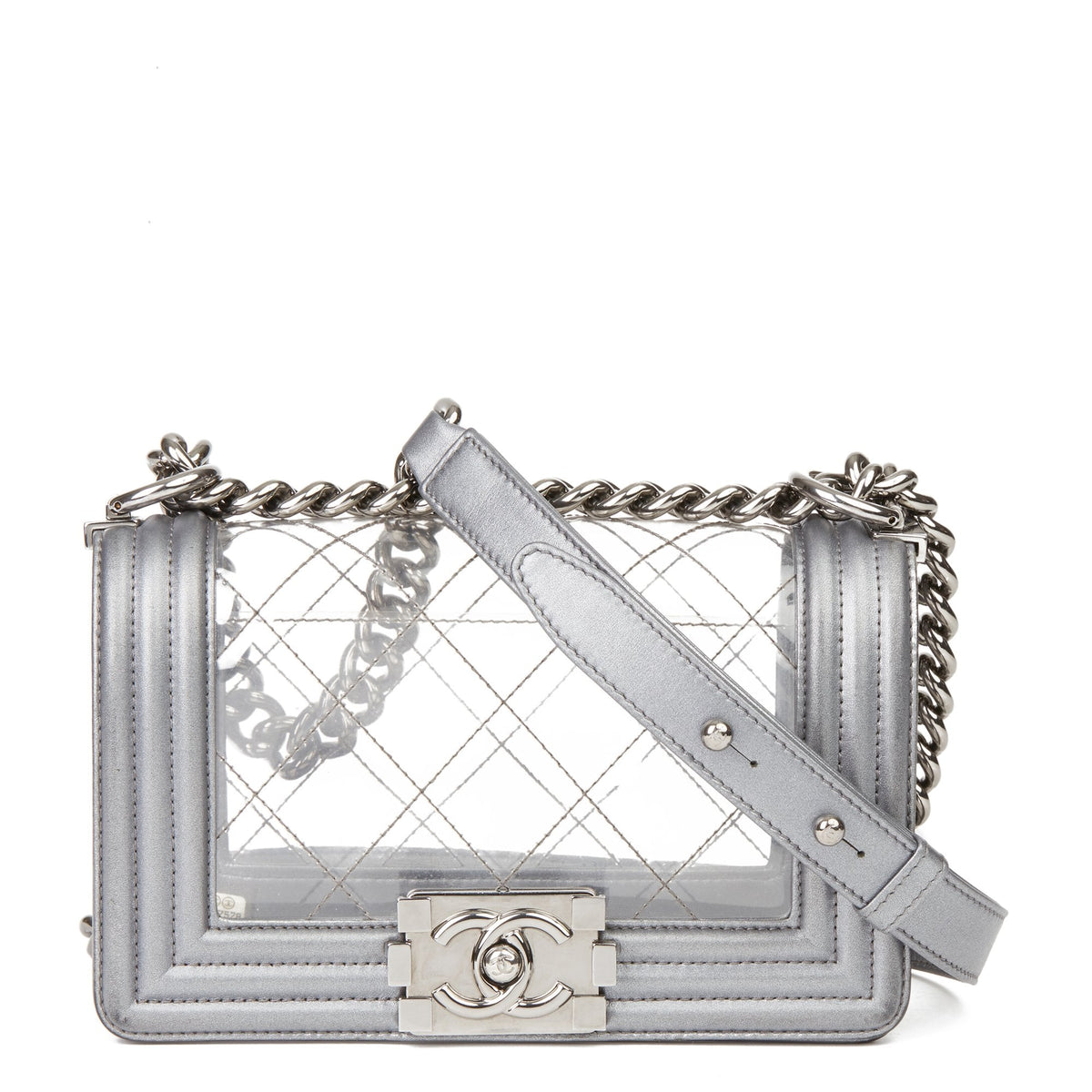 CHANEL SMALL TRANSPARENT BOY BAG