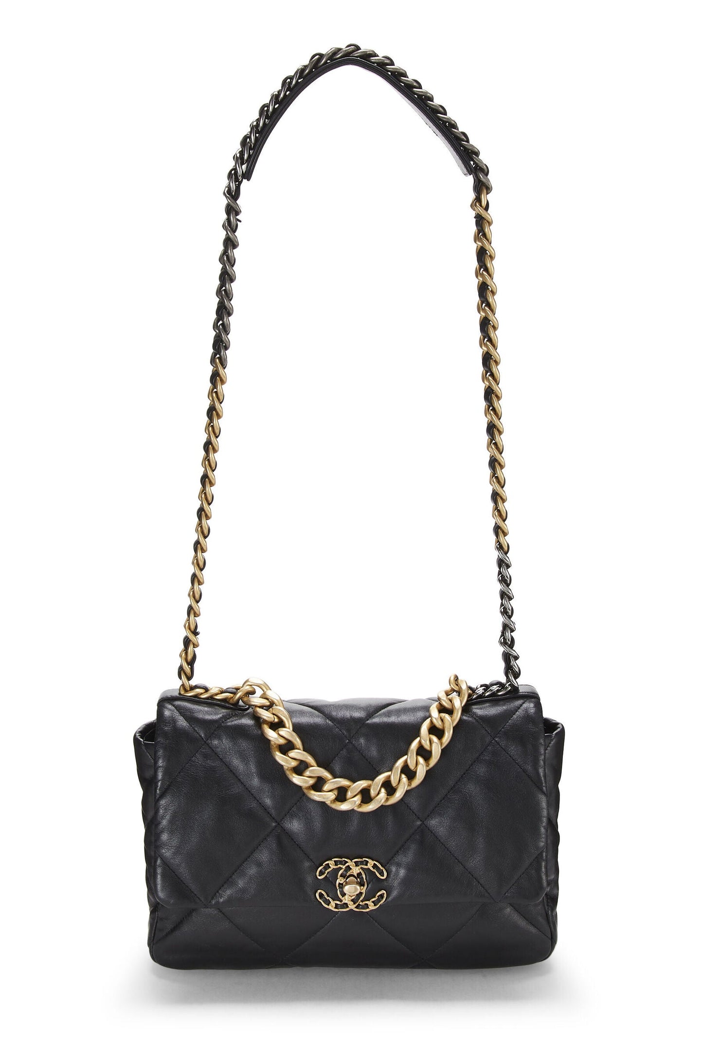 CHANEL 19 QUILTED LAMBSKIN LARGE FLAP BAG