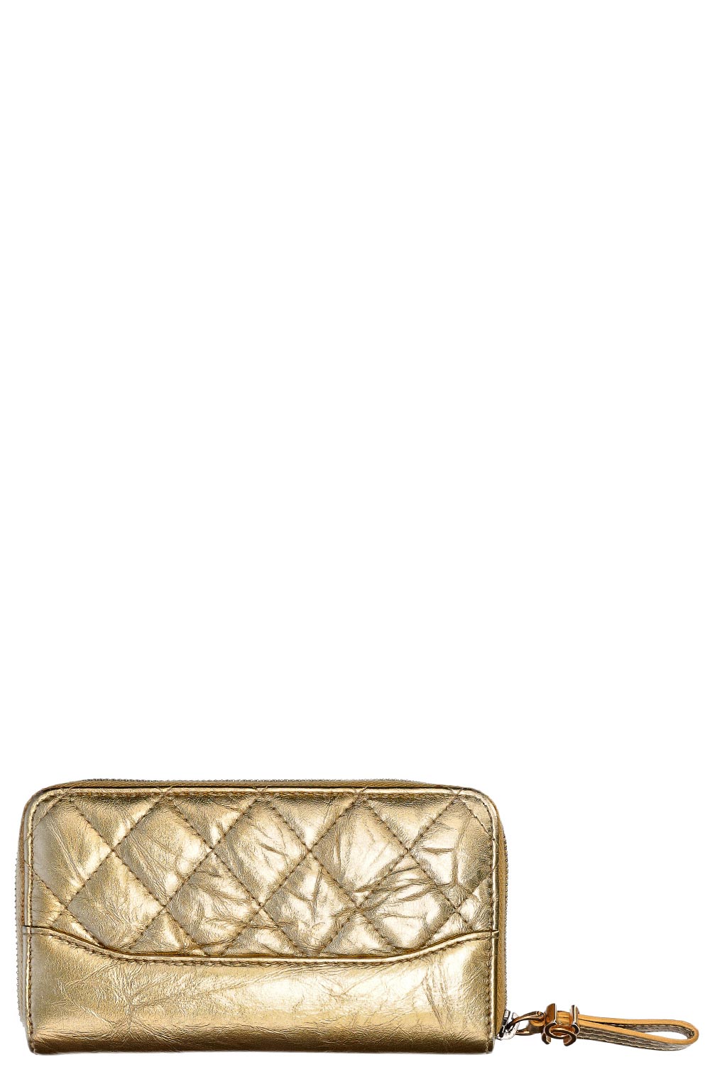 CHANEL Gabrielle Wallet Gold