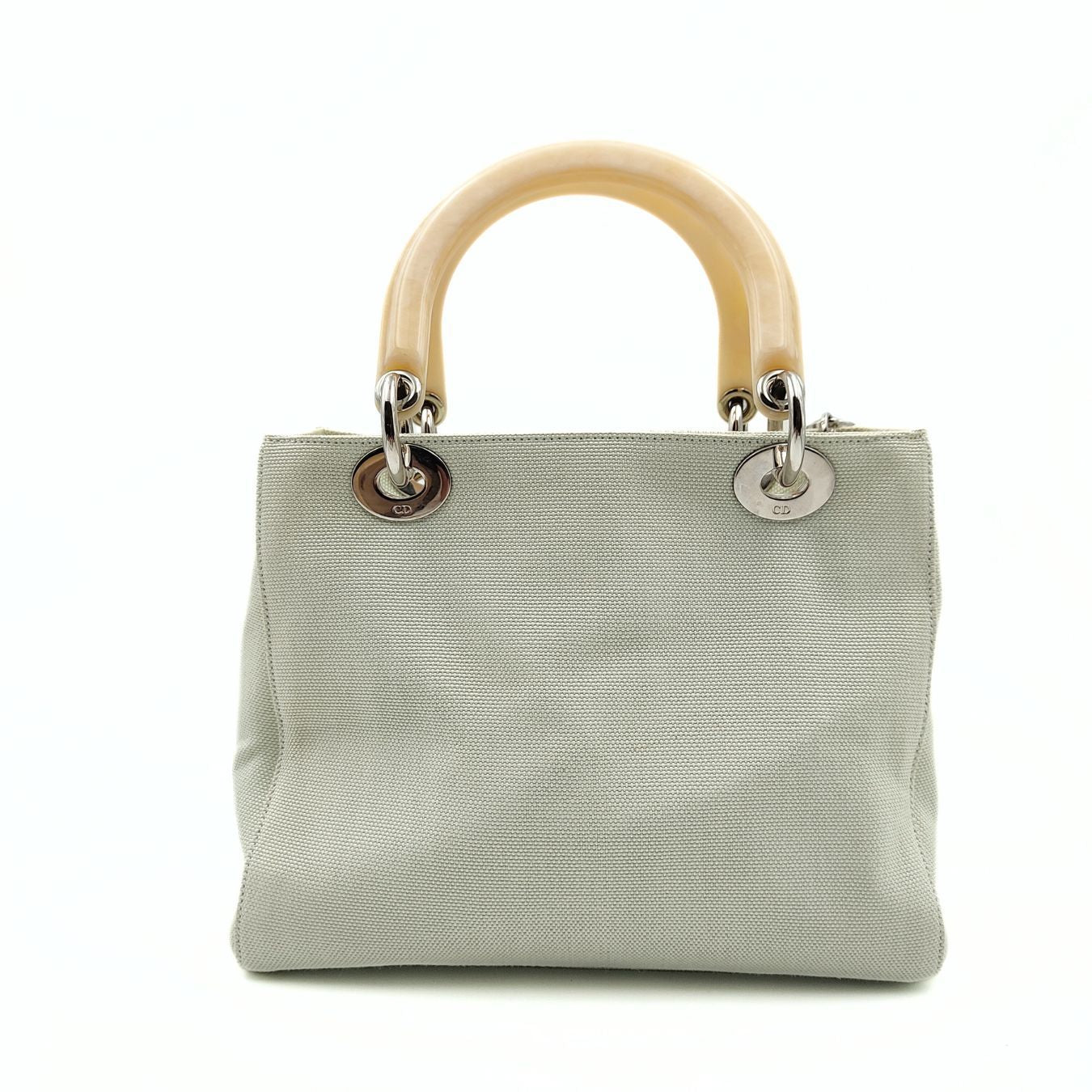 DIOR Dior Christian Dior Lady Dior bag in pastel water green canvas
