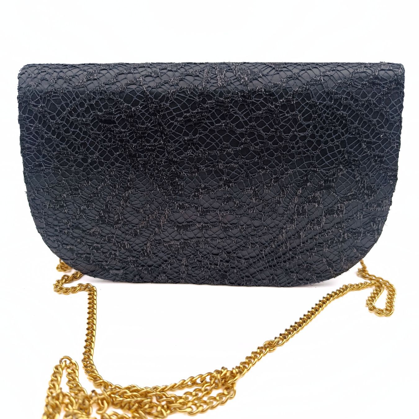DIOR Christian vintage satin and lace shoulder bag