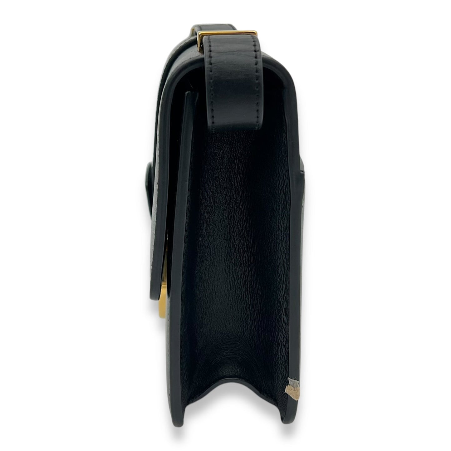 30 Montaigne Shoulder Bag Black in Calfskin, Gold hardware