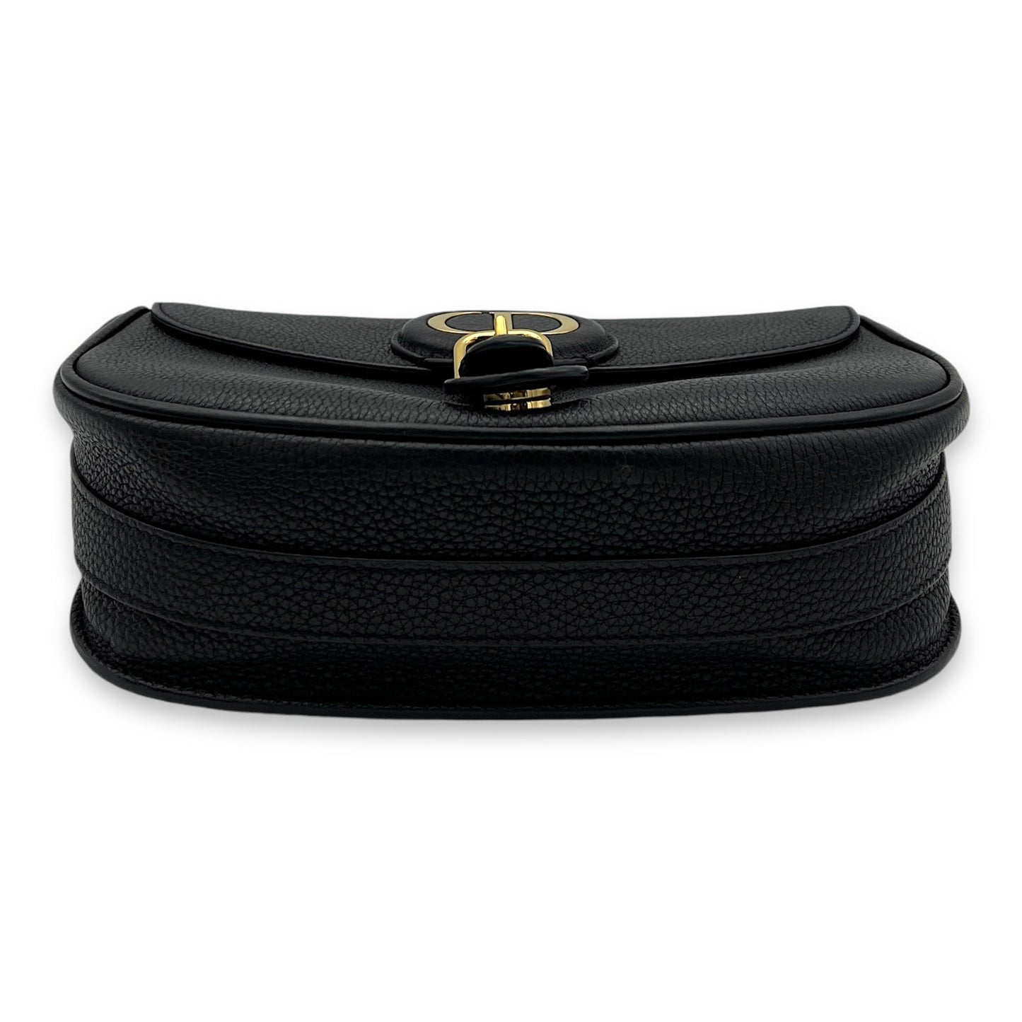 Bobby Shoulder Bag Black in Calfskin, Gold hardware