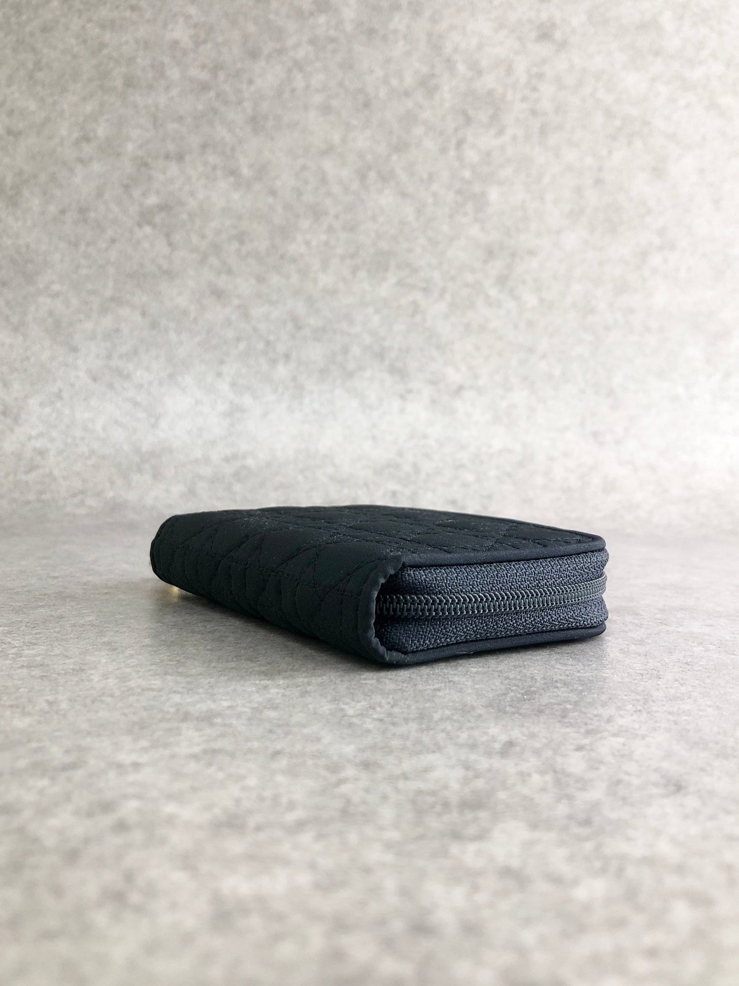 Christian Dior Cannage Key Case Black Vintage u2kyvi
