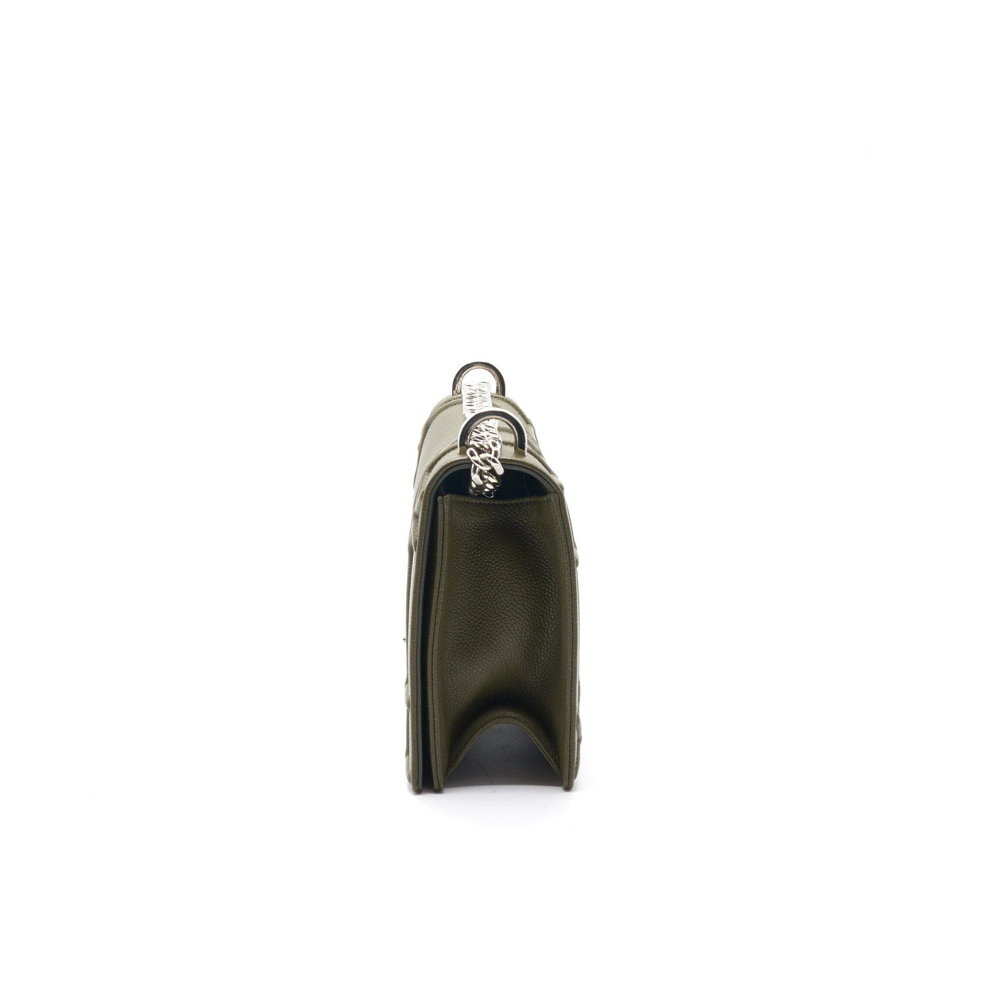 Dior Olive Leather Medium Diorama Shoulder Bag