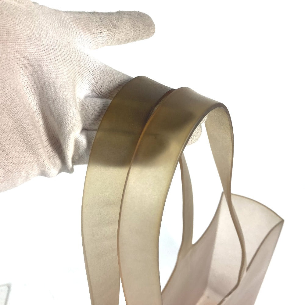 CHANEL Shoulder Bag rubber gray Shoulder bag Tote Bag logo big