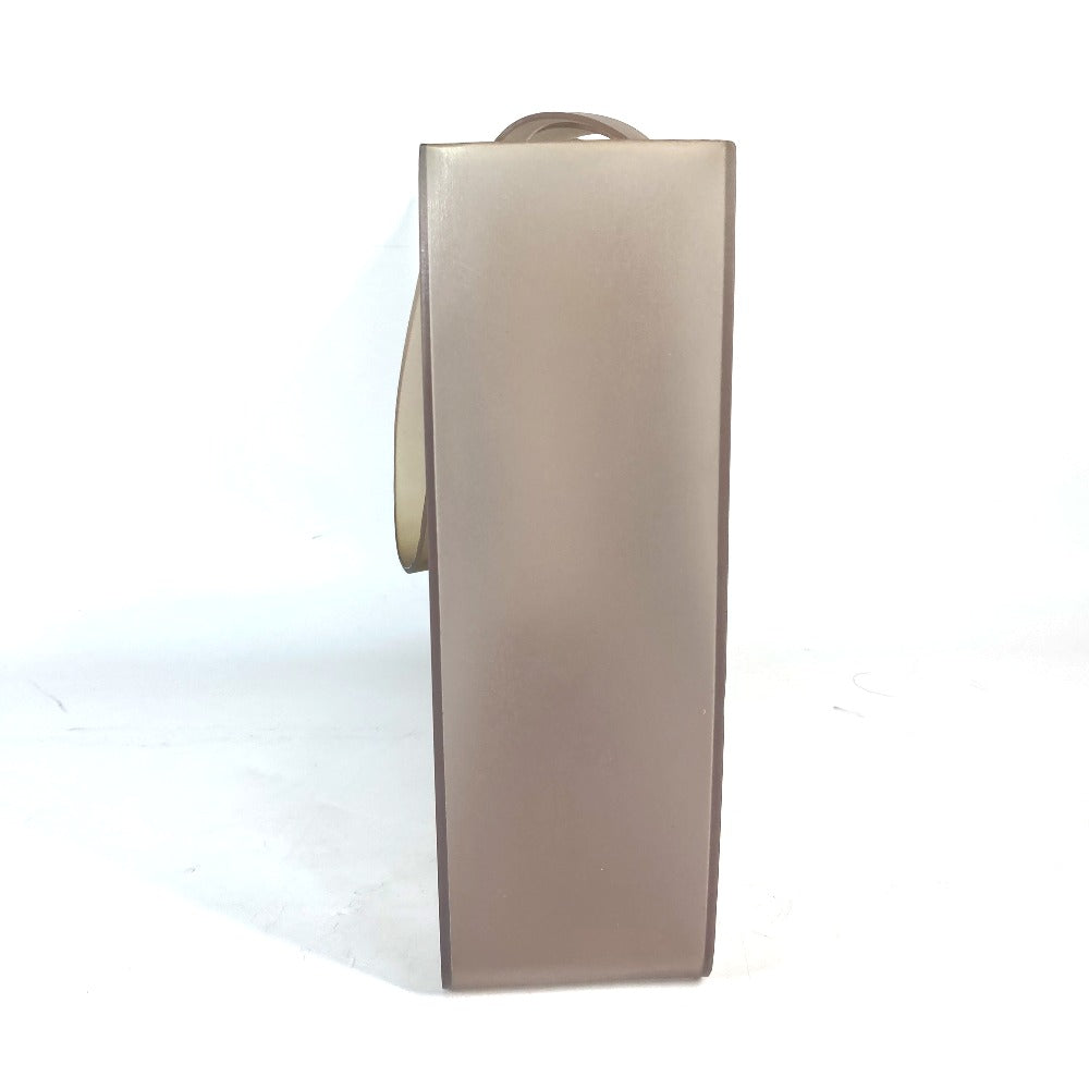 CHANEL Shoulder Bag rubber gray Shoulder bag Tote Bag logo big