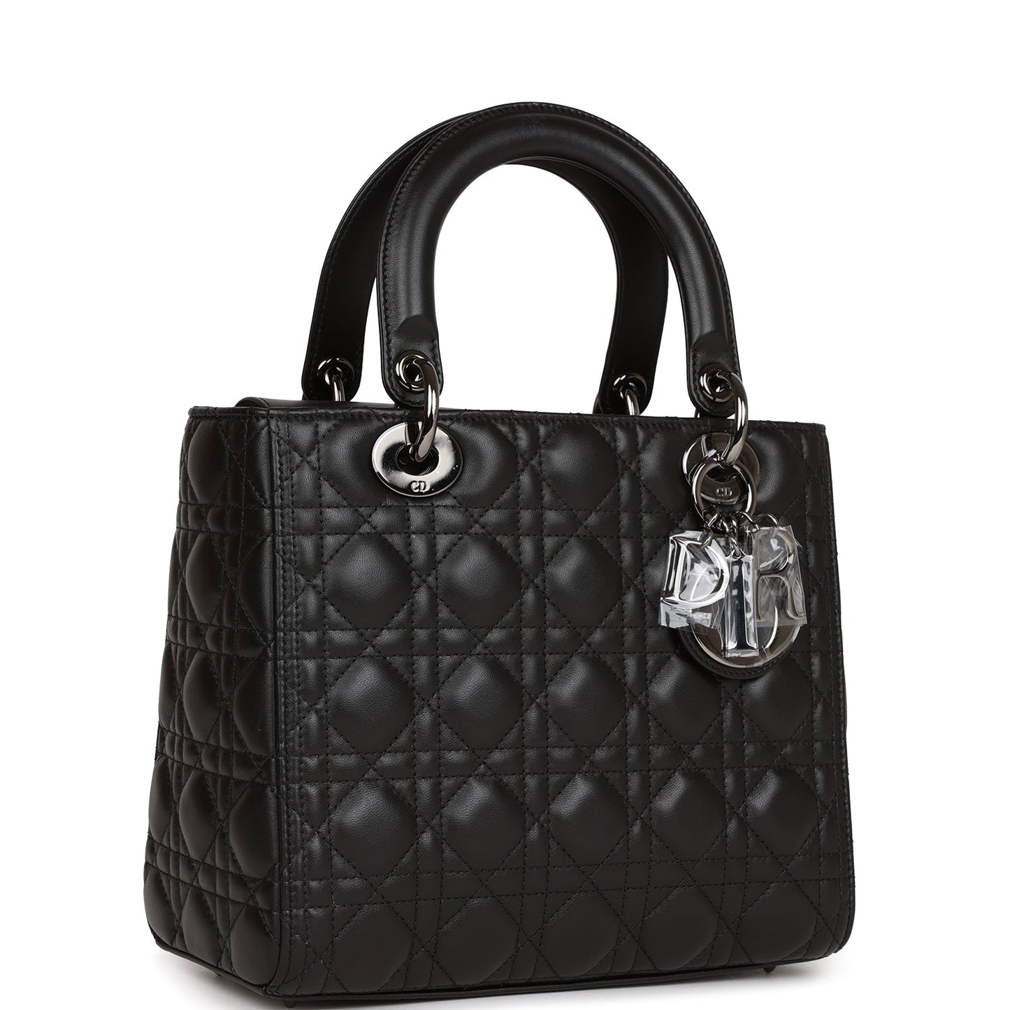 Christian Dior MeDior Tote Black Lambskin Ruthenium Hardware