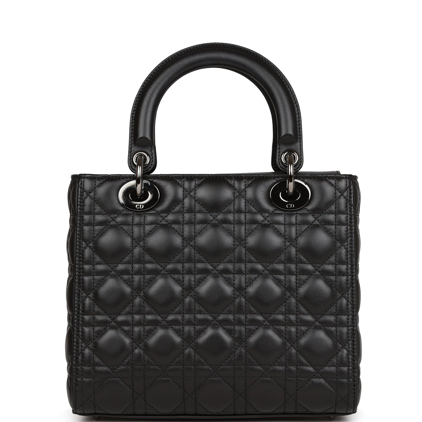 Christian Dior MeDior Tote Black Lambskin Ruthenium Hardware