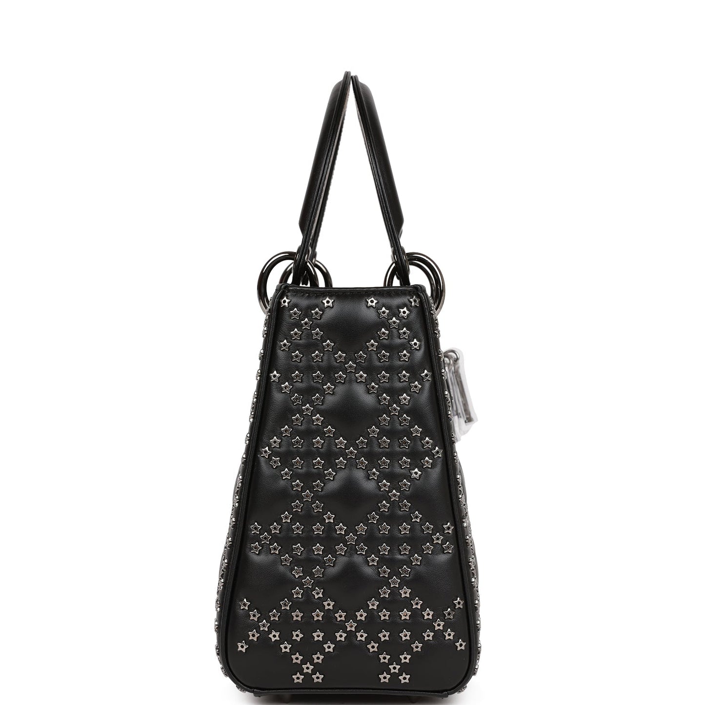Christian Dior Lucky Star MeDior Tote Black Lambskin Ruthenium Hardware