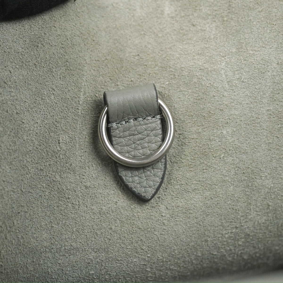 Celine Small Big Bag Grey Supple Grained Leather Silver Hardware