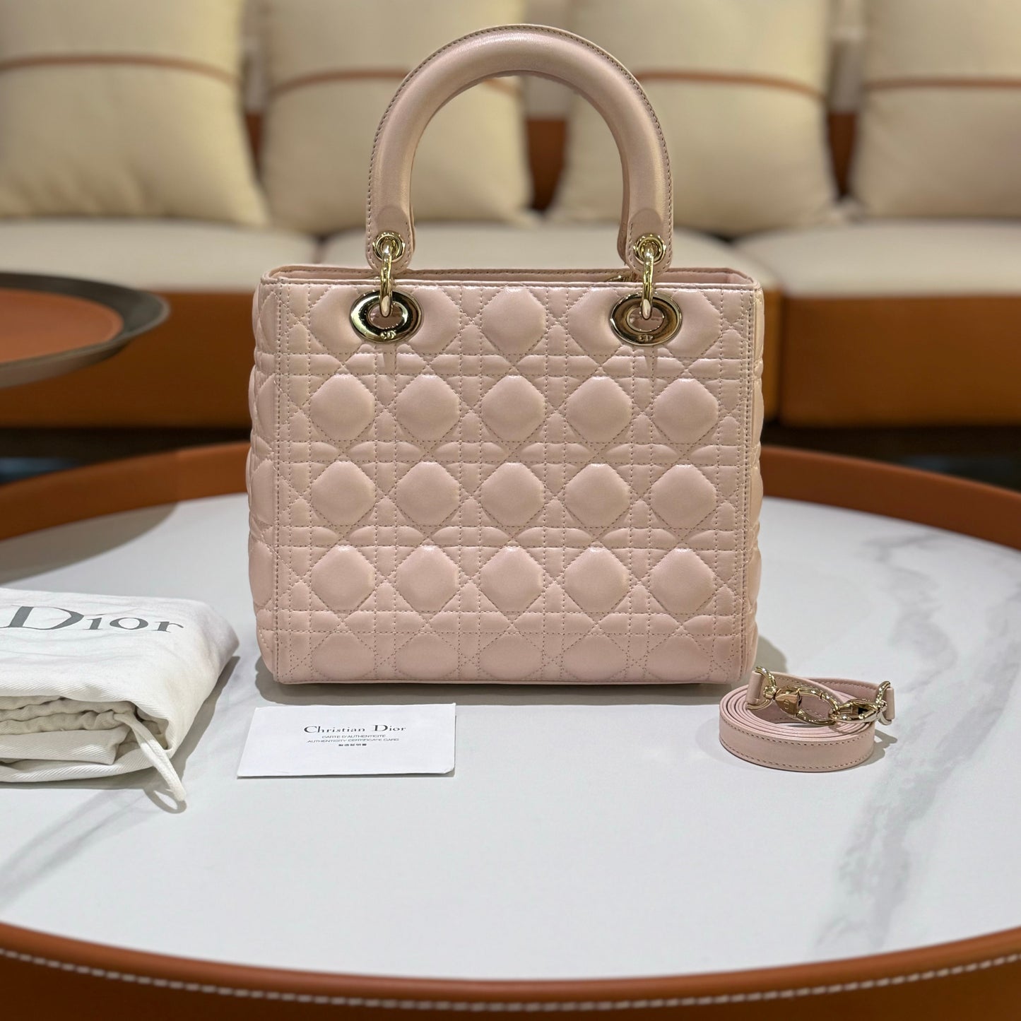 MEDIUM LADY DIOR BAG