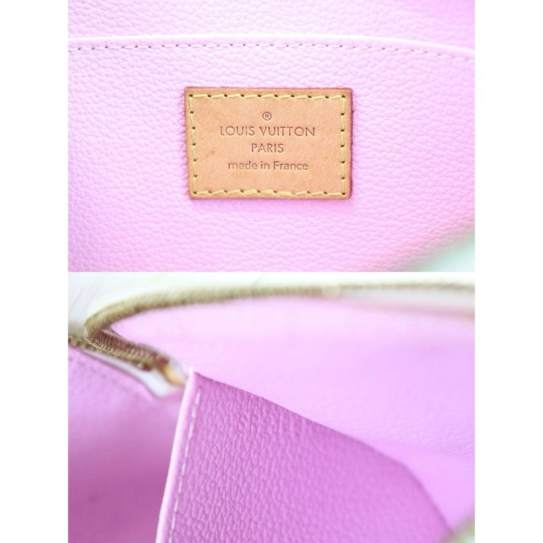 Good ( Rank AB) ｜LV Monogram Multicolor White Cosmetic Pouch｜H24092801