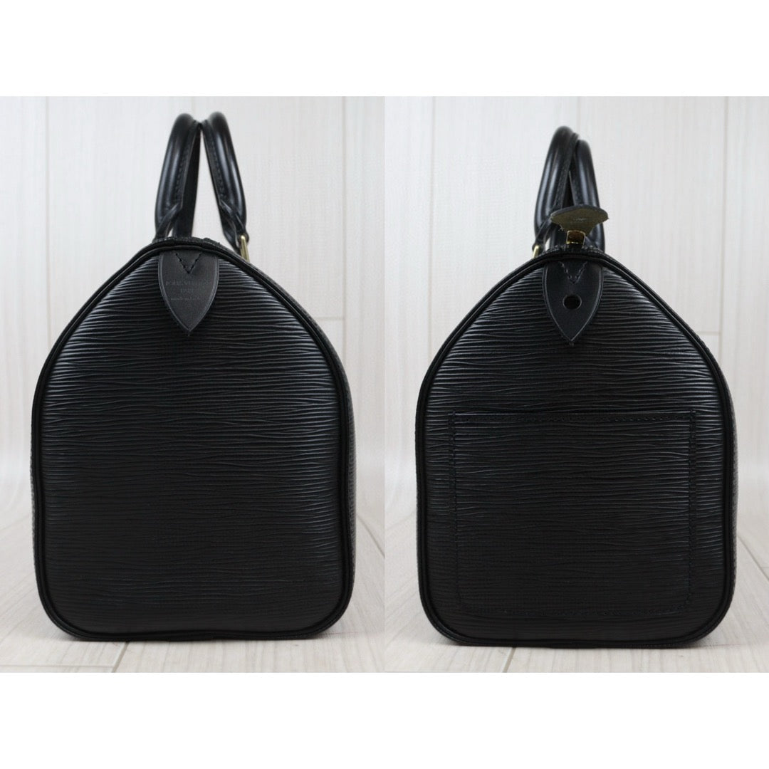 Very Good ( Rank A)｜ LV Epi Speedy 25 Hand Bag Black｜25031812