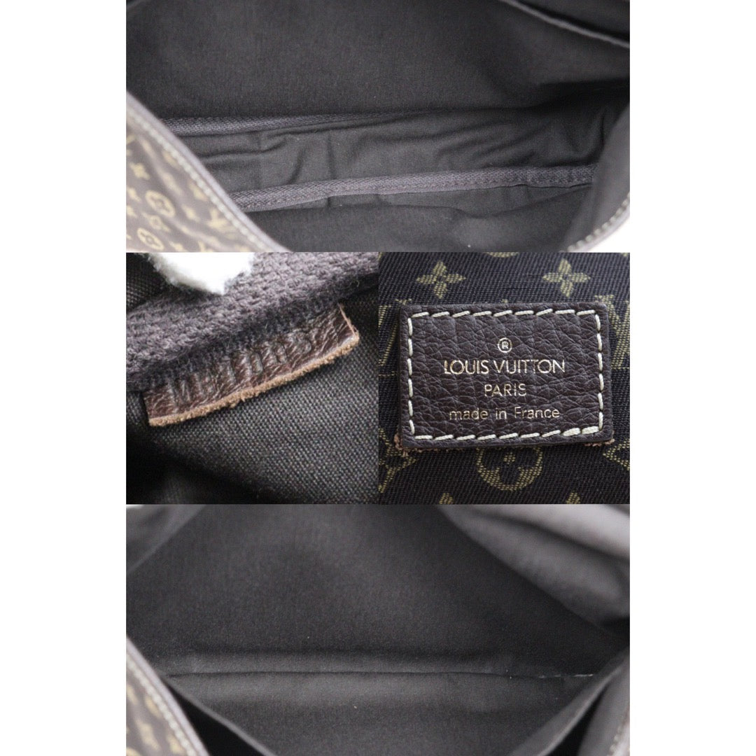 Rank AB｜LV Monogram Mini Run Saumur  Shoulder Bag Canvas Leather Brown｜24053011