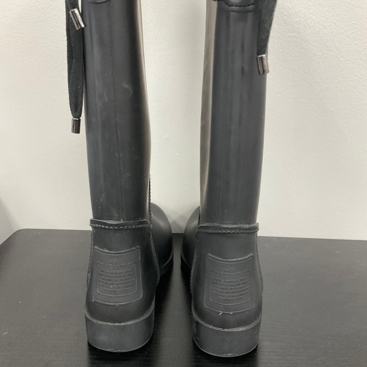 BOOTS DESIGNER by COACH In BLACK, Size: 9