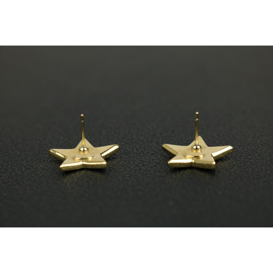 Excellent（Rank SA）｜ CHANEL  Glitter CC Logo Star Earrings ｜F25022006