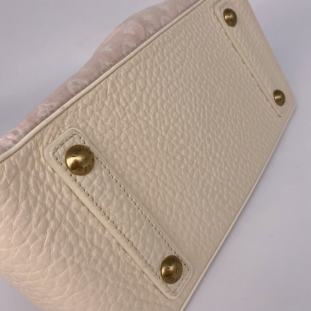 Louis Vuitton Pink Mini Lin Trapeze Handbag