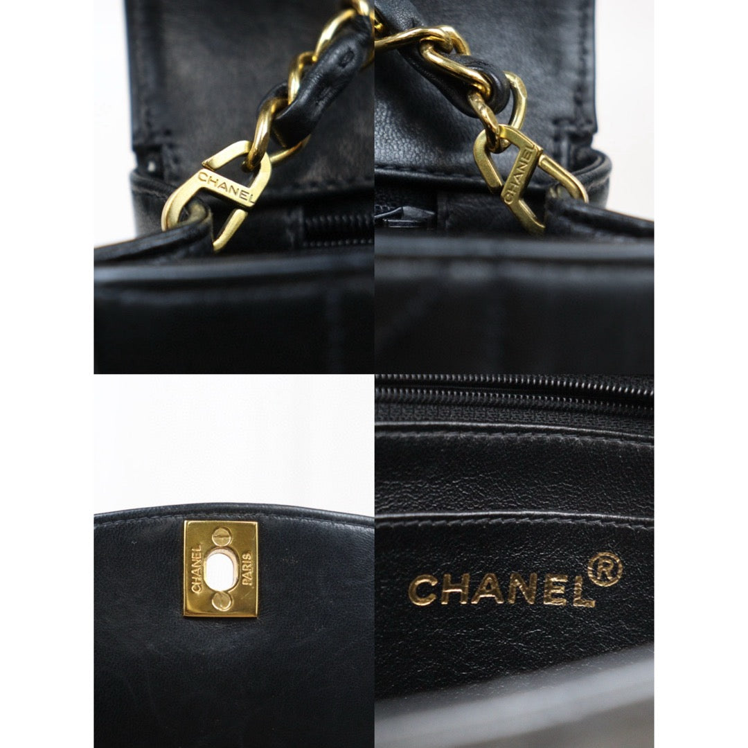Good ( Rank AB)｜ CHANEL Matrasse Diana 22 Lamb Skin  Chain Bag Made in 1996-1997 Year｜24120801