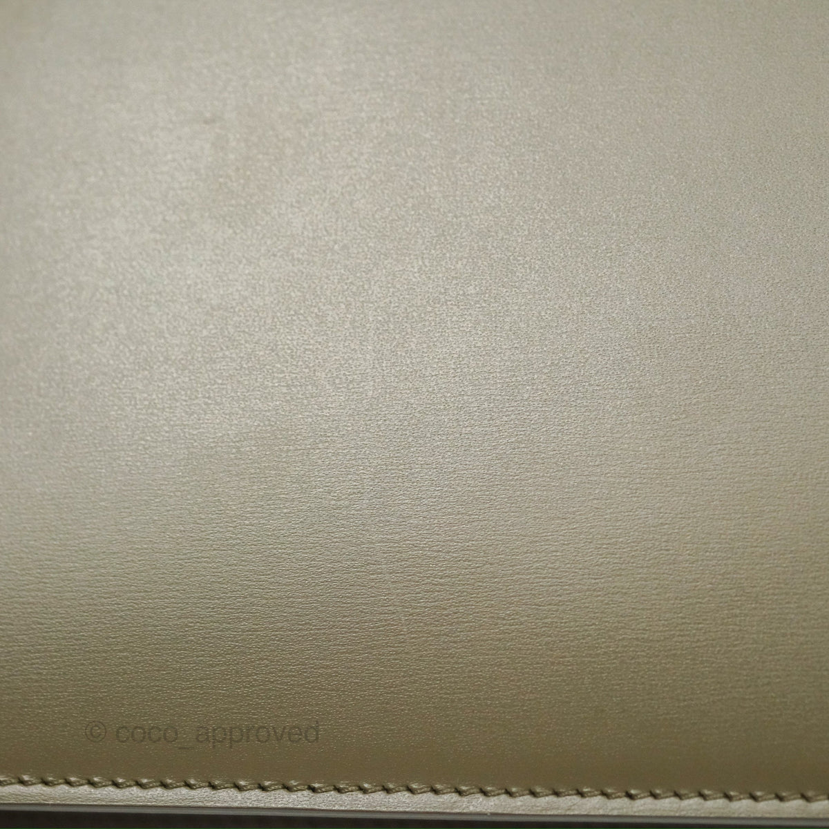 Celine Medium Classic Box Flap Dark Olive Green Box Calfskin Gold Hardware