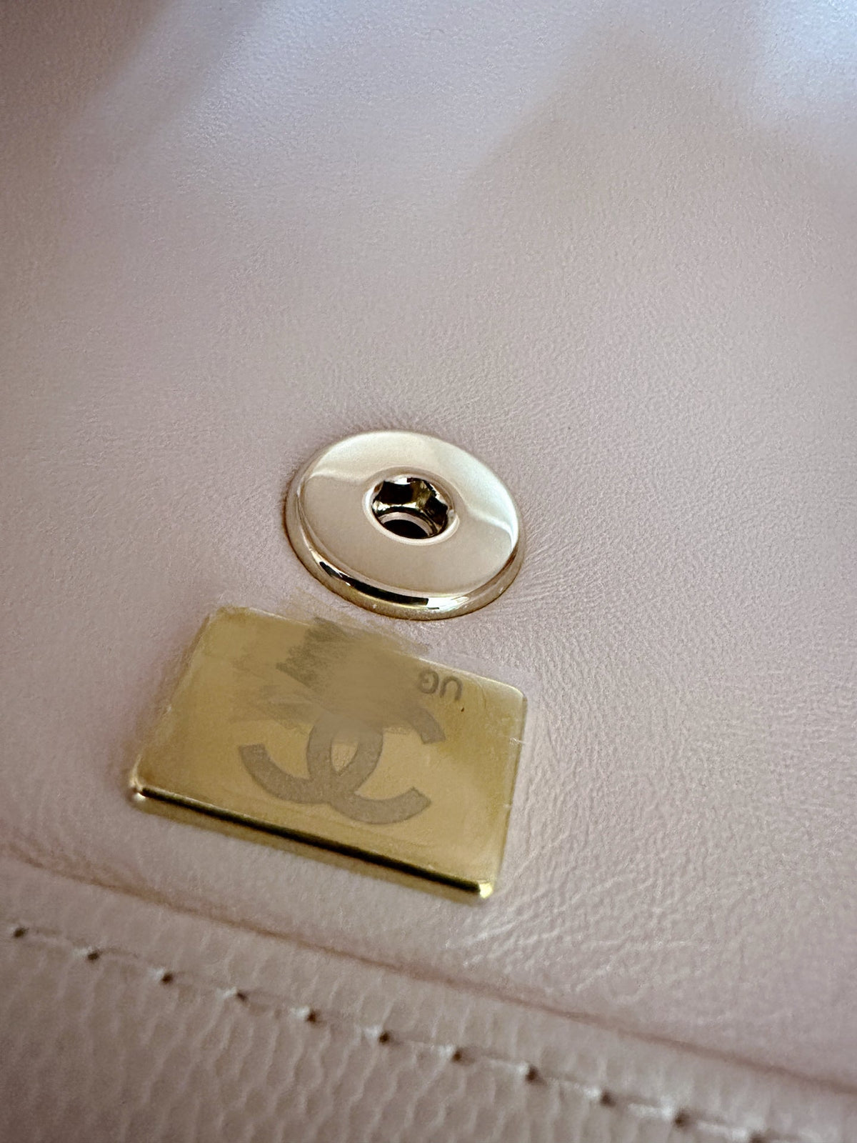 Chanel Small Caviar Coco Handle Light Pink LGHW 21A