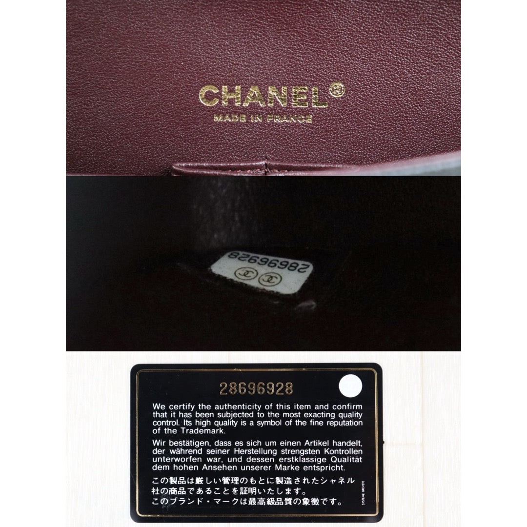 Excellent（Rank SA）｜CHANEL Caviar Skin Matrasse Double Flap 23 Shoulder Bag Black Made In 2019-2020 Year｜S25032102