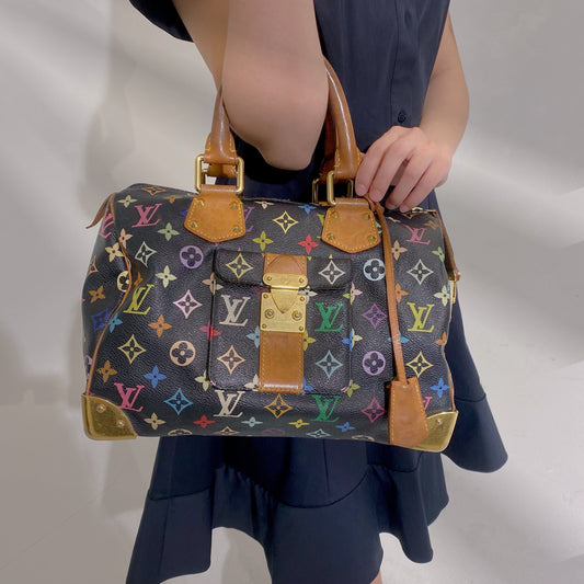 Louis Vuitton Multicolor Monogram Speedy 30 Handbag
