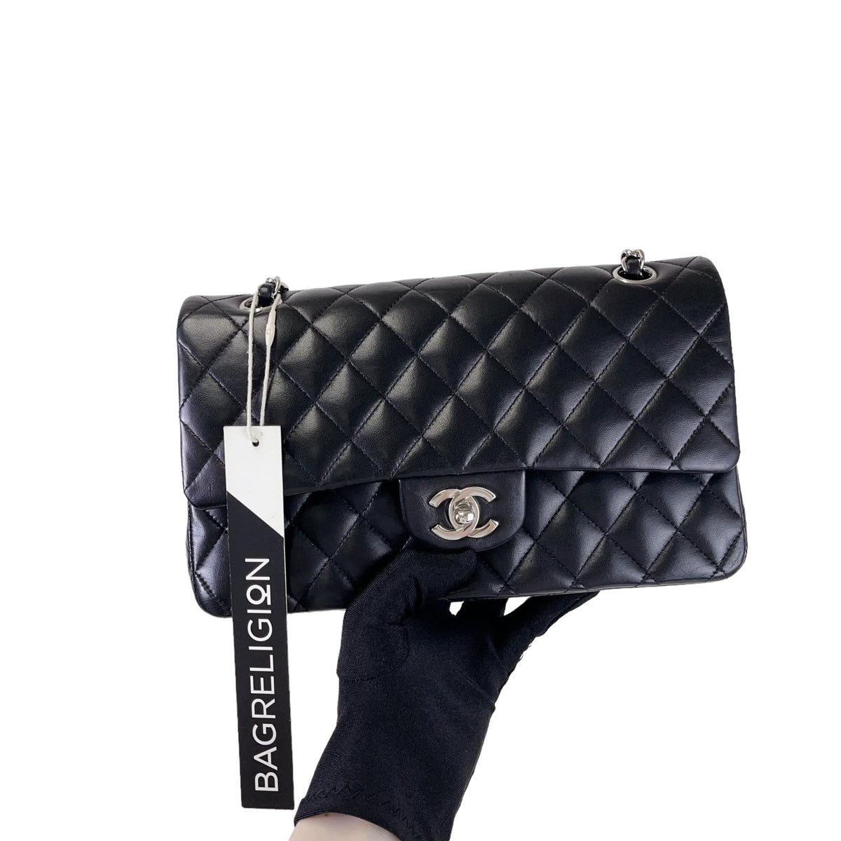 Classic Flap Medium Lambskin Black SHW