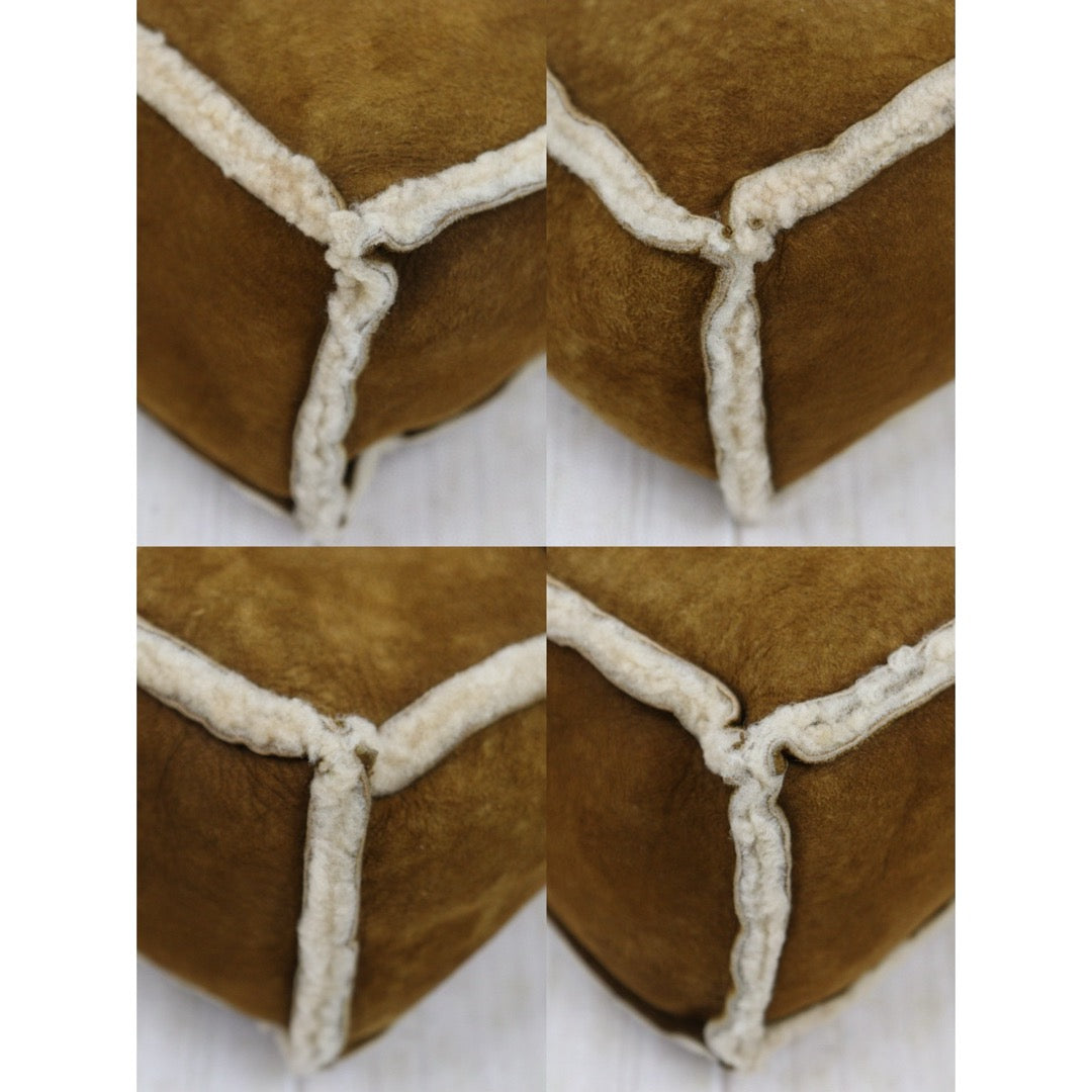Good ( Rank AB)｜ CHANEL Suede Teddy Wool Shoulder Bag Brown Made In 2000-2002Year｜25051323