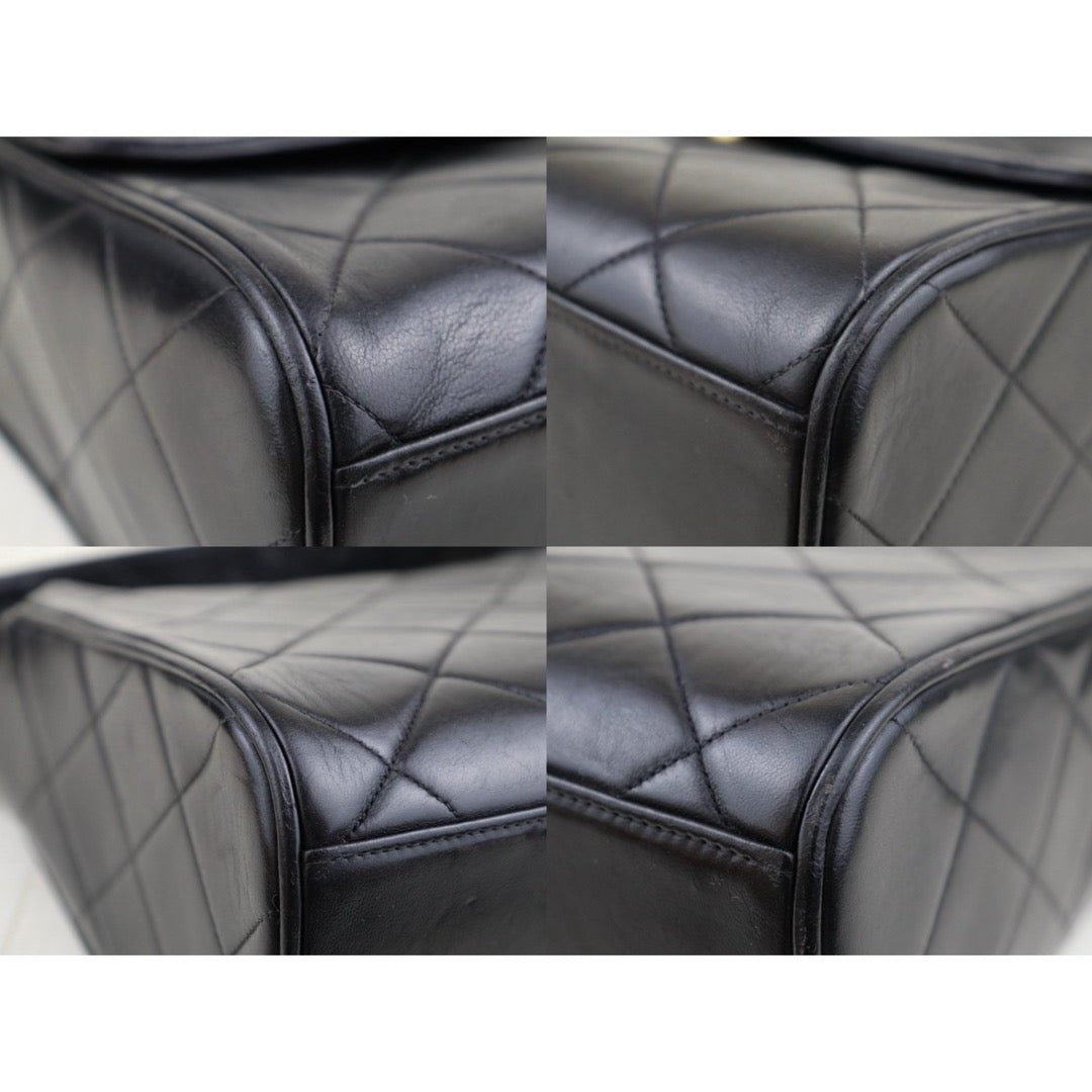 Good ( Rank AB) ｜ CHANEL Lambskin Shoulder Bag Black Made In 1994～1996 Year ｜H25021210