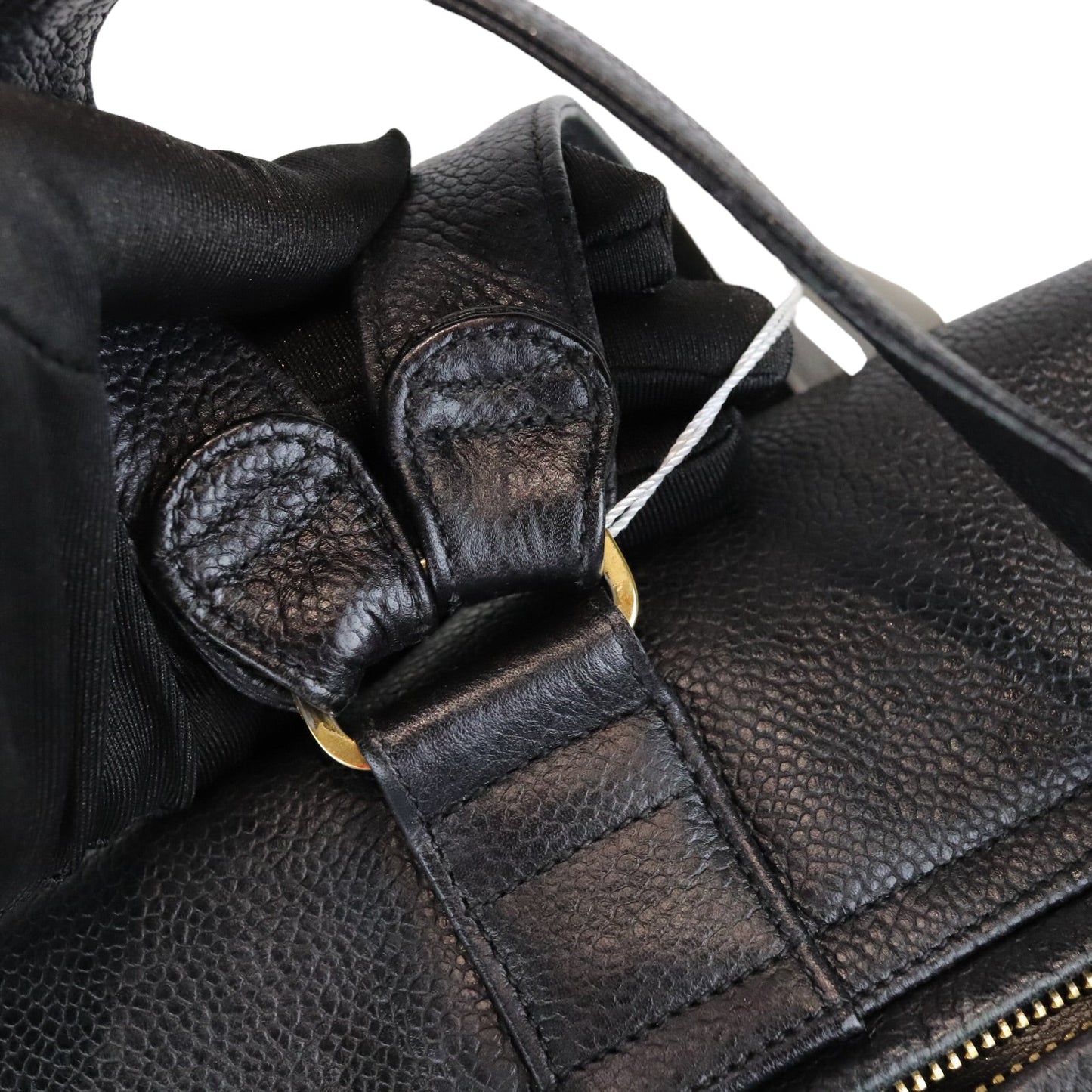 Vintage Caviar Backpack Medium Black