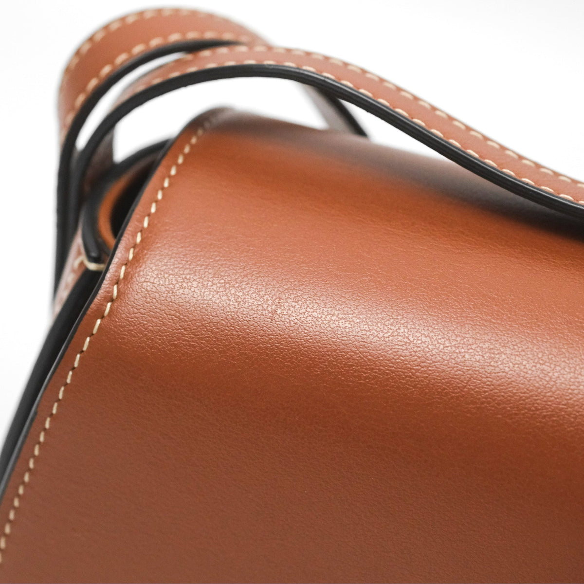 Celine Clutch on Strap Tabou Tan Calfskin