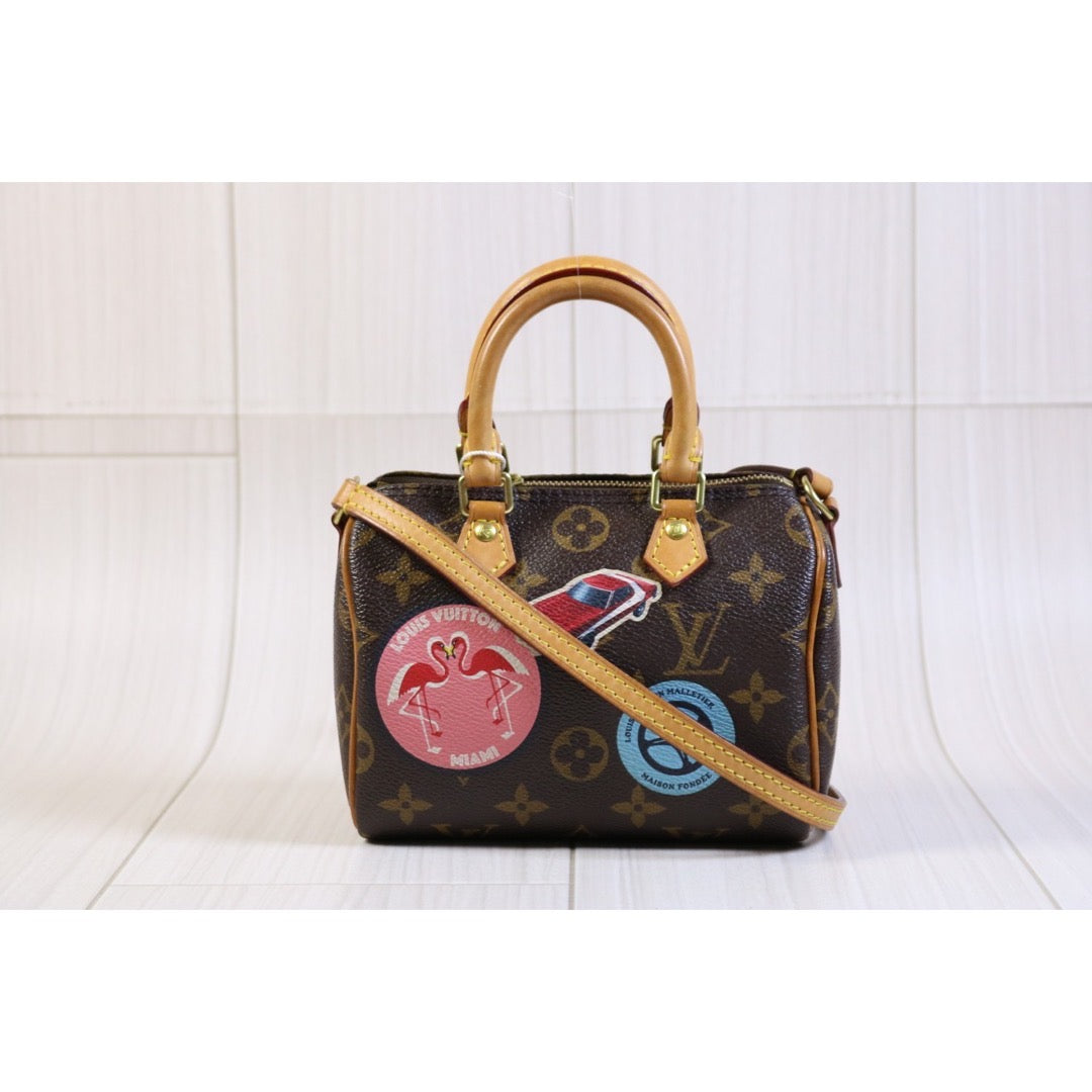 Rank AB ｜LV Monogram Nano Speedy  Shoulder Bag｜S24040403