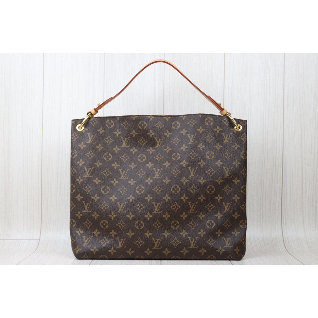 Rank AB｜LV Monogram Graceful MM Shoulder Bag｜24070105