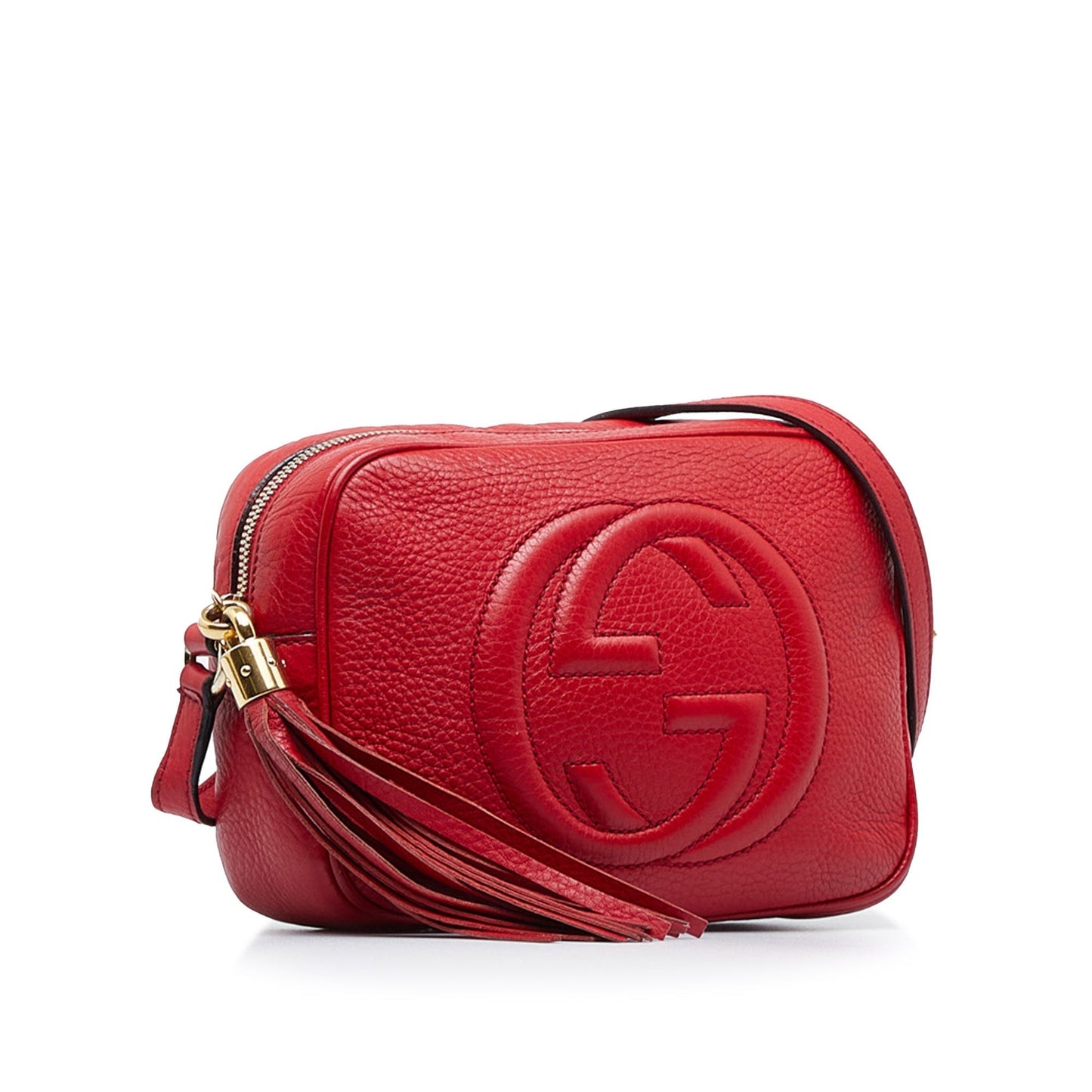 Gucci Soho Disco Crossbody Bag Red