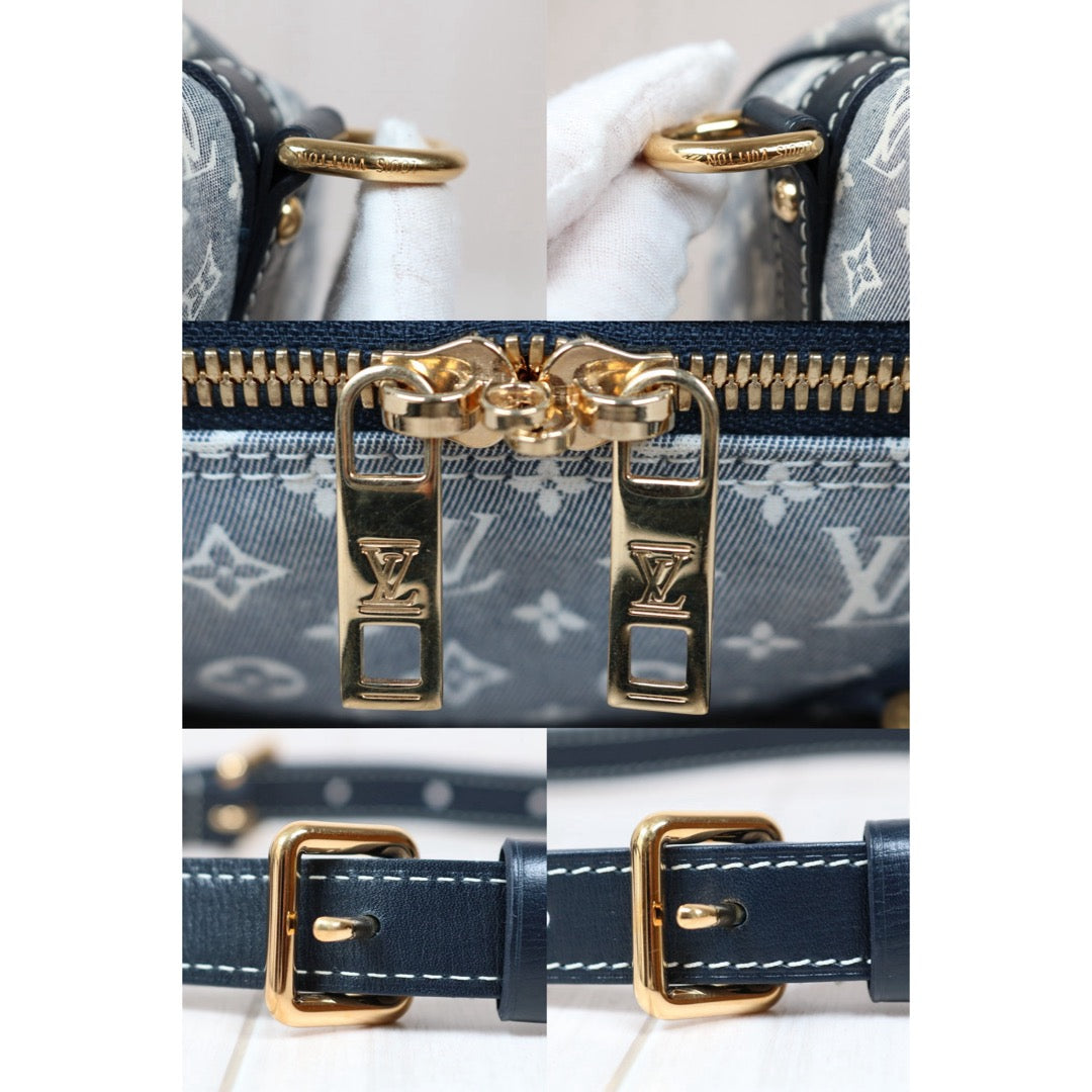 Very Good ( Rank A)｜ LV Denim Monogram Speedy 30 Hand Bag Shoulder Bag｜S24100703