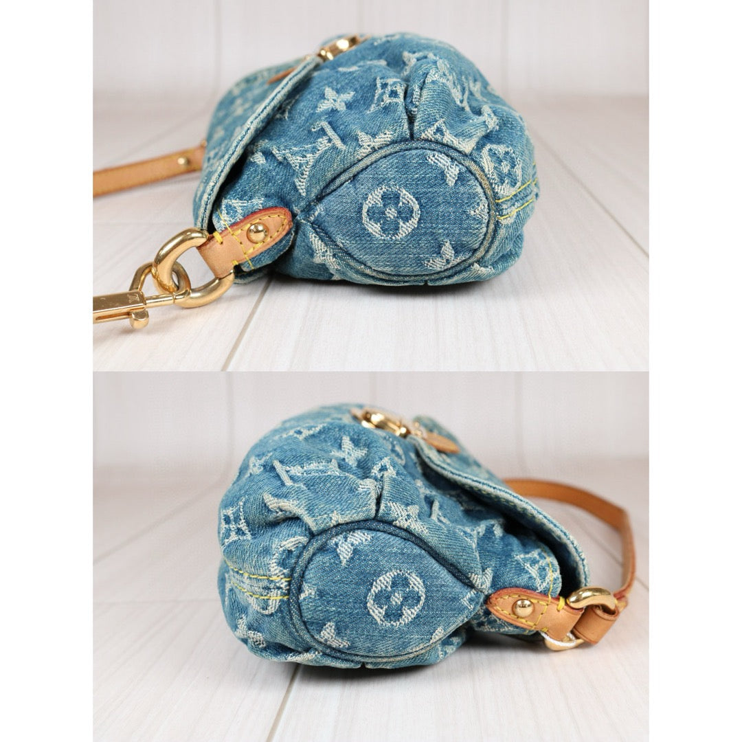 Rank AB ｜  LV Monogram Denim  Shoulder Bag  ｜S24080504