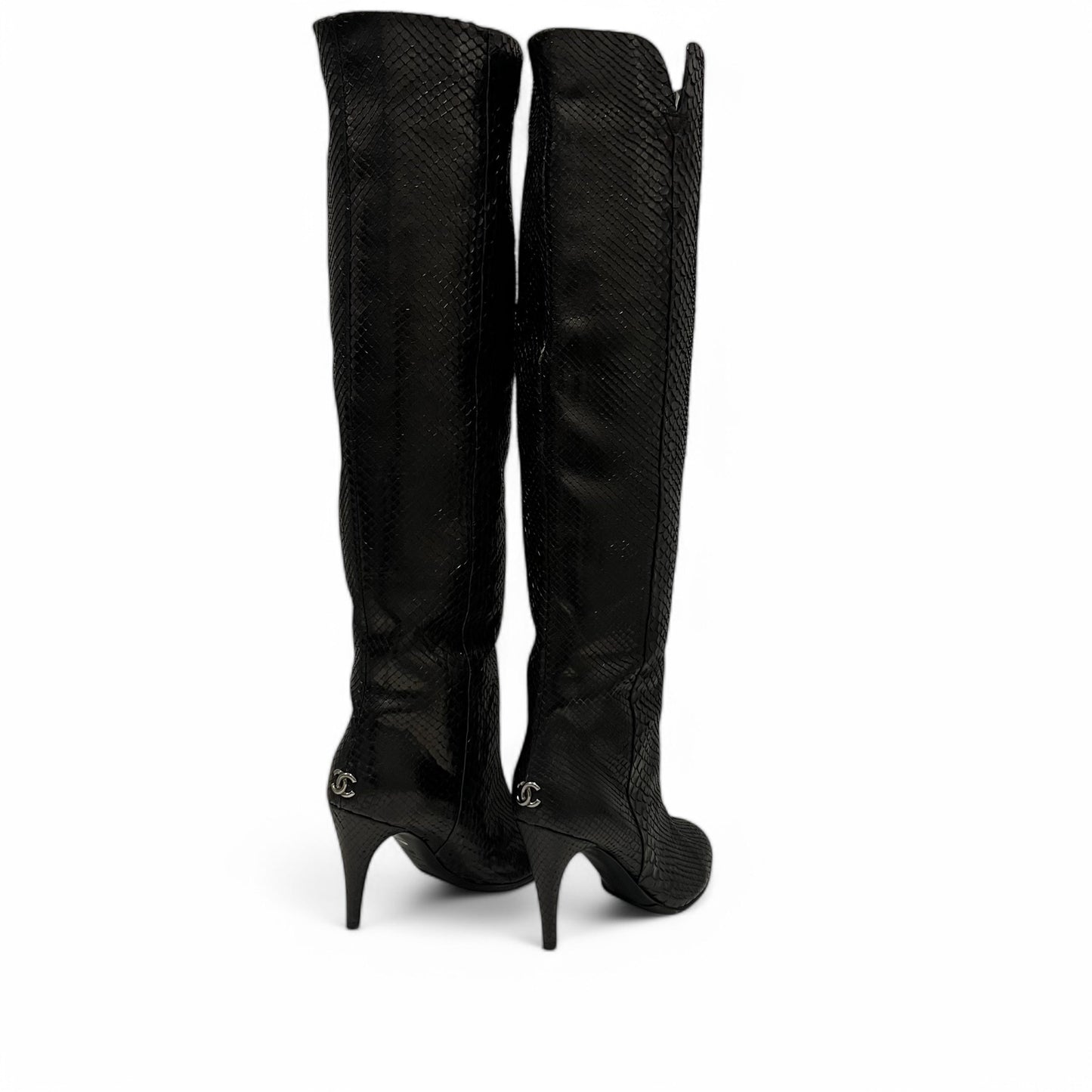 Chanel - Bottes en python