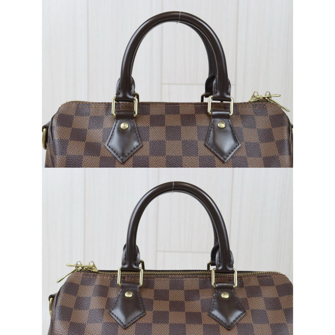 Rank A｜ LV Damier Speedy 25 Hand Bag With Shoulder Strap｜S24071430