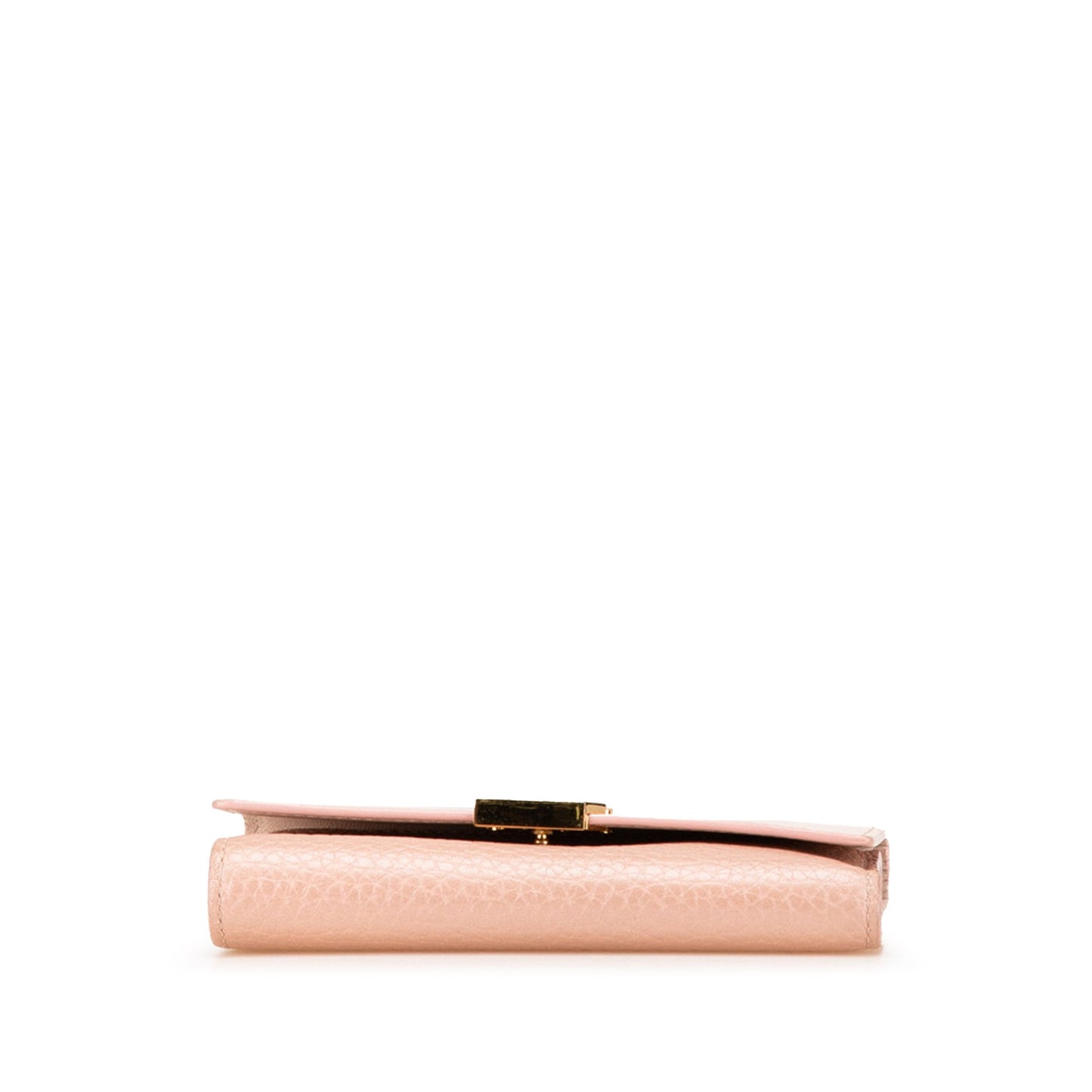 Pink Louis Vuitton Bicolor Taurillon Capucines Compact Wallet